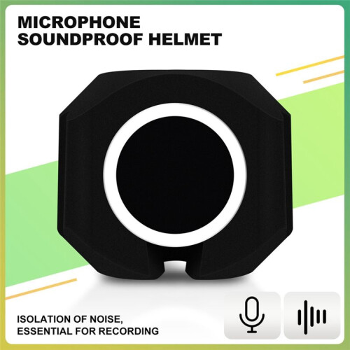 Microphone  Filter Portable Vocal Isolation Booth Acoustic Shield & Noise Reduction 1