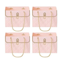 16PCS Flower Box Rose Packaging Box Valentine'S Day Birthday Party Gifts Wrapping Paper Bag Gift Box,B