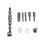 Adjustable Roller Guitar Bridge Electric Guitar Replacement Guitar Tremolo Bridge Part 1