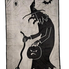 Eenvoudig Te Installeren Heksendeurgordijn Om de Sfeer Te Vergroten Halloween Wegwerpdecoratie