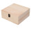 Träförvaringslåda Presentask Bröllopsgodisask Flip Presentbox Brudtärna Presentförpackning Träfärg 8