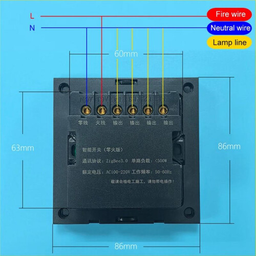 Tuya Zigbee 3.5 Inch  Wall  Touch Screen 4 Groups  8-Way Scene  Sensor Dimming   Home B 1