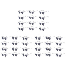 36X Wedding Heart Shaped Sunglasses Bachelorette Party Glasses Bridesmaid Groomsmen Gifts White