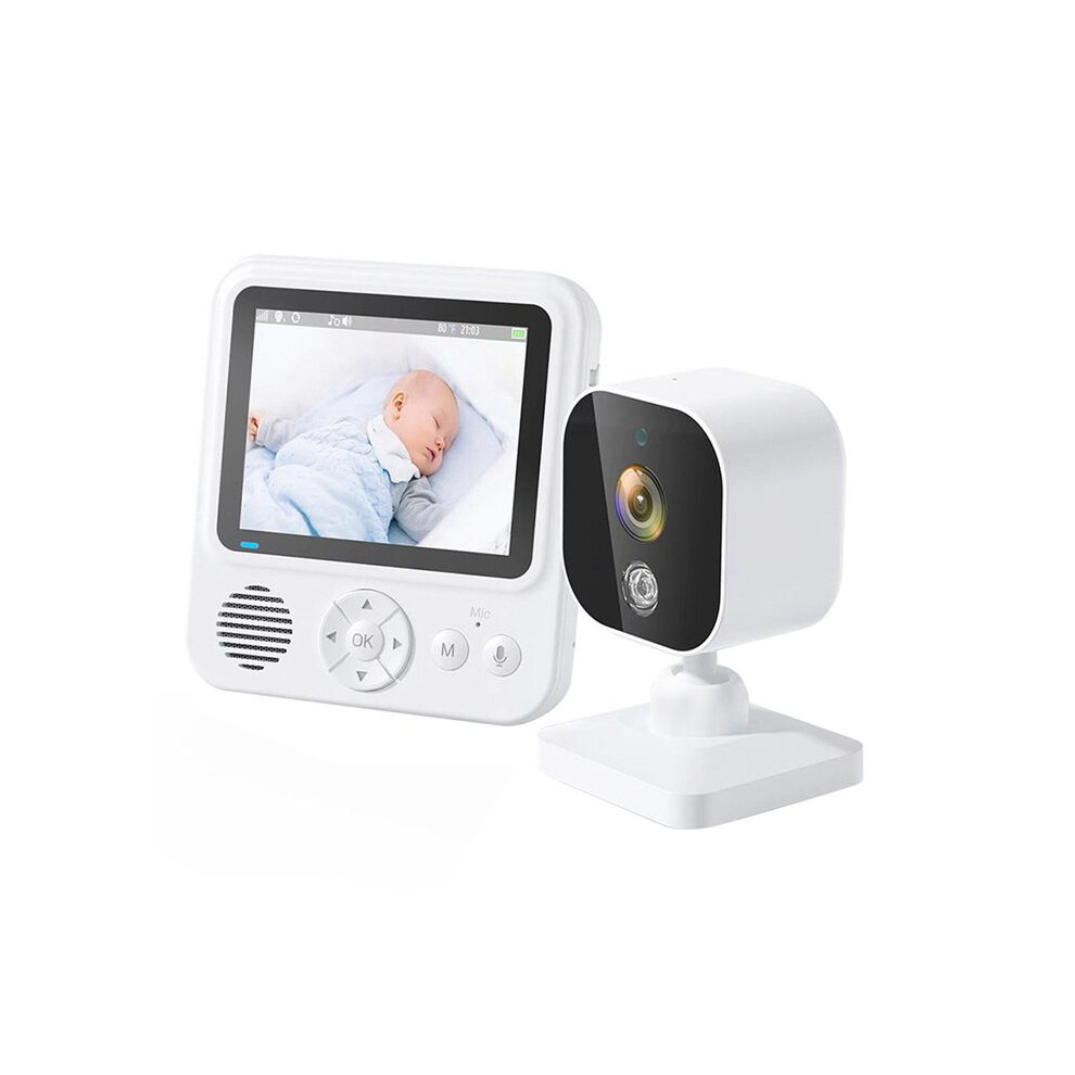 2.8Inch Wireles Baby Monitor with Camera Audio 2-Way Talk Video Babyphone IPS Screen Baby Videophone Baby Nanny -EU Plug