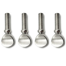 Vite di Serraggio per Vite per Collo del Sax da 4 Pezzi Compatibile con L'Accessorio per Clarinetto Basso per Sassofono Sax (Argento)