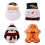 Candy Containers Christmas Cookie Tin Empty Tinplate Candy Boxes Cartoon Santa-Claus Gift Storage Container 1