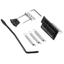 52.5mm Vintage Electric Guitar Single Rocker Bridge Tremolo System Tailpiece Bridge ST, Black
