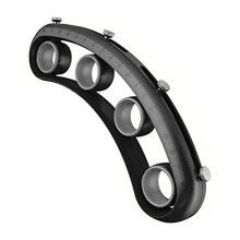 Guitar Finger Expansion Finger Force Span Practing Trainer Tool,Bass Piano Finger Speed System Accessories Black