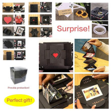 DIY Explosion Box Set, Explosion Gift Box-Love Memory,Scrapbook,Handmade Photo Album Gift Box