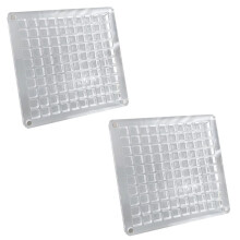 2 STUKS Acryl Magneten Zeeschelp Display Box Diamant Edelsteen Kralen Opslag Display Organizer Box Grids Helder Acryl,E