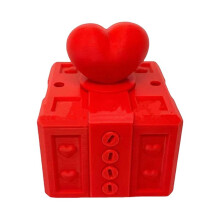 Annoying Gift Box with Screws,3D Printed Screw Box Valentine'S Day Love Gift Packaging Box Gift Box for Birthday, A