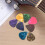 100 St Gitarrspel, 0,46 mm Tjocka Celluloidgitarrplektrum för Bas, Akustiska Gitarrer 30X26MM 8