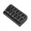 6-String Guitar Fixed Bridge 72.8 Fixed Bridge Body Fittings Alloy Drawing Plate String Bridge Black 4