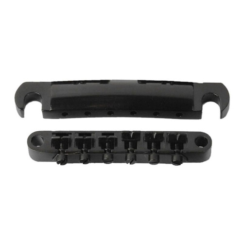 6 String LP Guitar Bridge for Electric Guitar Premium Quality Replacement Black 2
