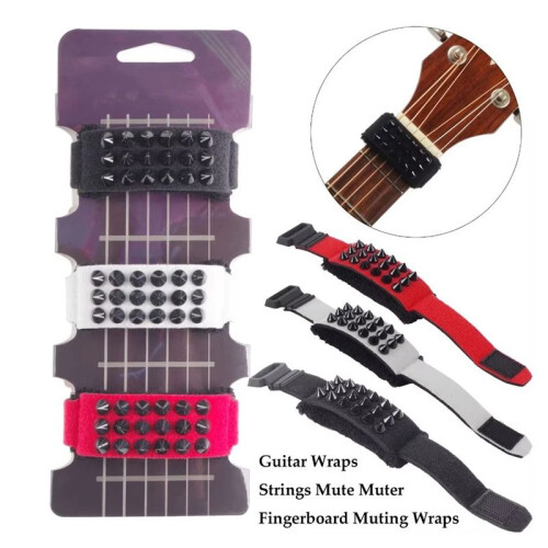 Rockhouse 3 St Guitar Wraps Strings String Mute Strap Muter Ukulele Stränginstrument för Akustisk Klassisk Gitarrbas 1