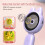 Microscópio Infantil de 2 Polegadas, Microscópio de Bolso, Portátil, Elétrico, Digital, Lupa, Haste Externa, Brinquedo B 6