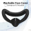 5in1 VR Accessories Kits for Meta Quest 3 Face Cover VR Handle Protection Case White 6