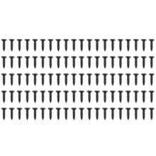 100pcs Black Guitar Pickguard Screws For Strat/Tele Electric Guitar Bass