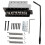 Licensierad Gitarr Tremolo Bridge System Set för  Stratocaster Squier Elektrisk Gitarrbyte, Svart 1