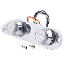 Chrome Control Plate For Genuine 51 P Bass Guitar