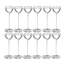 3,5 Zoll Tischnummern Halter Set mit 10 Tischkarten Haltern Tischnummern Halter Hochzeit Karten Halter Tischnummern Halter Tisch Foto Halter