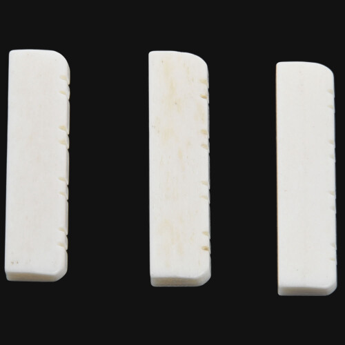3Pcs 8 String Guitar Nut Bone Bridge Mandolin Upper Nuts For Guitar Maker 2