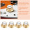 Set Gold Top Hat Knob for  for  Gold Foil Button 4