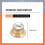 Set Gold Top Hat Knob for  for  Gold Foil Button 7