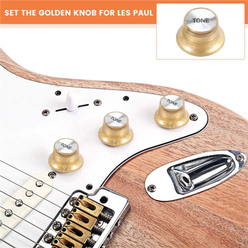 Set Gold Top Hat Knob for  for  Gold Foil Button 1