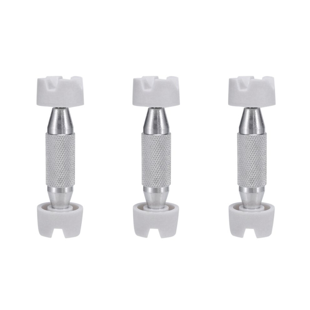 3X Guitar Repair Brace Tools Guitar Sound Repair Stand Holder For Acoustic Guitar Luthier Supplies Silver + White 6033740142574