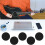 60-Pack Gitarrplockar Halkfria Grepp Självhäftande Gitarrplockar Grepp för Gitarrbas Ukulele Mandolin Banjo (Endast Grepp) 9