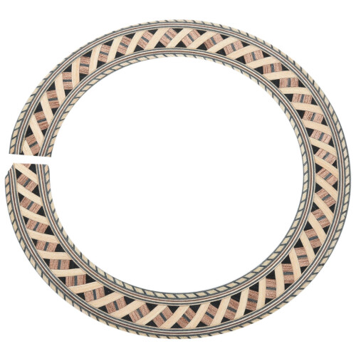 TräInläGg för Klassisk Gitarr Soundhole Rosett Innerdiameter 93Mm 2