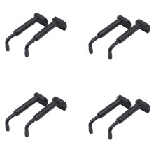 4Pair of 4/4, 3/4 Size Violin Chinrest Chin Rest Clamp Screw Black Color Detachable