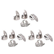 12 Piezas PúAs de Metal para Guitarra con Dedo Pulgar PúAs de Guitarra de Acero Inoxidable para Ukelele Banjo de Guitarra AcúStica