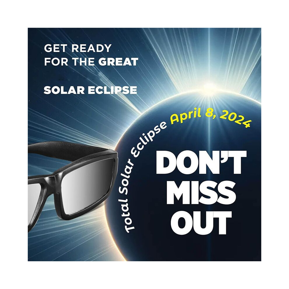6Pack Solar Eclipse Glasses Safe Shades For Direct Sun Viewing 6033066094380