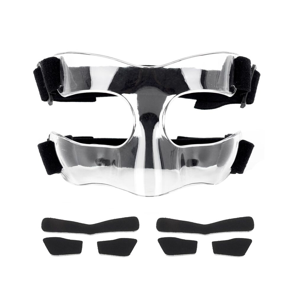 Nose Guard For Broken Nose, Adjustable Face Guard Sports Training Face Mask Nose Protector With Padding 4711722471295