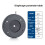 1.5-17MM Manual Aperture Adjustable Mechanical Iris Diaphragm Iris Diaphragm for Digital Camera Microscope Iris SK17 5