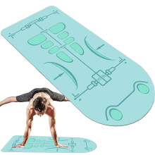 Yoga Mats Extra Long Exercise Mat Non Slip Surface 62.99 X 27.56 Inches Ab Roller Wheel Workouts Soundproof Pad