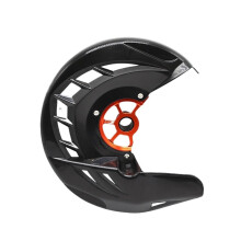 22mm 26mm Front Brake Disc Guard Compatible with 125400 450 530 SX SXF XC XCF EXC EXCF TC FC Motorcycle Brake Cover 2015 (22mm Black Orange)
