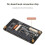 Módulo Eletrônico de Papel Eletrônico de 2,15 Polegadas 296x160 Pixels SPI Communication HAT+ Standard para Raspberry Pi,B 6