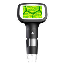 Microscopio Digitale da 2,4 Pollici con Ingrandimento 1600X, Microscopio A Moneta con 8 LED, Microscopio per Saldatura per Riparazione