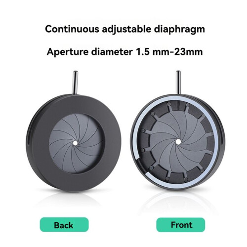 1.5-23mm Manual Aperture Adjustable Mechanical Iris Diaphragm Iris Diaphragm for Digital Camera Microscope Iris SK23 1
