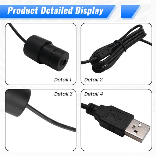 Universal Electronic Eyepiece for Microscope 2MP Digital USB Microscope Camera Imager for Science Education Classroom 2