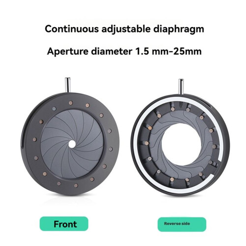 1.5-25MM Manual Aperture Adjustable Mechanical Iris Diaphragm Iris Diaphragm for Digital Camera Microscope Iris SK25 2
