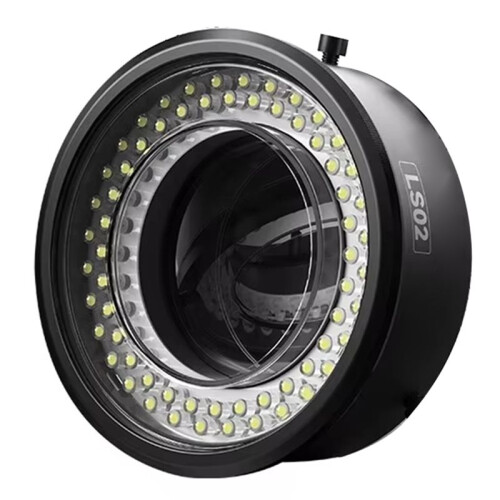 Dual Polarized Microscope Polarized Ring Light 64 LED Anti Glare NO Reflections Ultra Bright for Most Microscope Lamp
