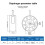 1-11MM Manual Aperture Adjustable Mechanical Iris Diaphragm Iris Diaphragm for Digital Camera Microscope Iris SK11 6