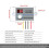 500W Adjustable 220V Fan  Speed Controller Digital Display Motor Reducer Regulator Speed Controller Power Supply 6