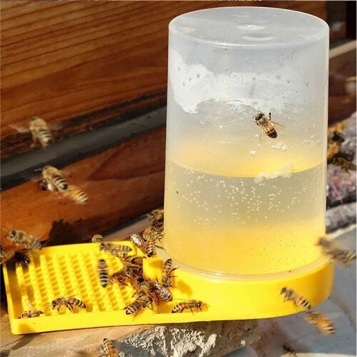 Bee Feeder Drinking Water Waterer Beekeeping Honey Bee Feeders Watering Bees Tools Supplies Feeding Bee Drinker Tools4pc 2