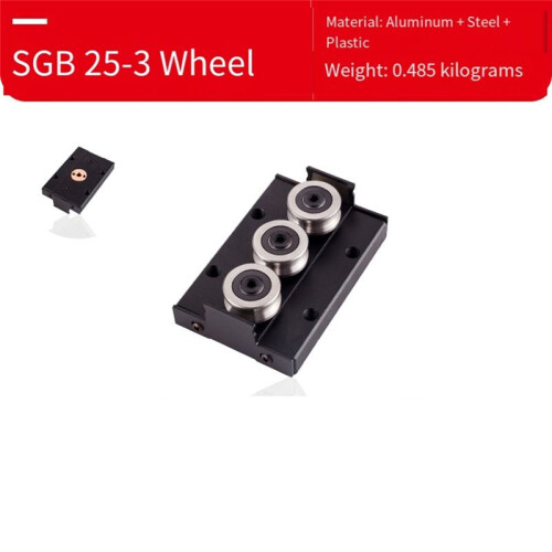 Pulley Block Convenience Dual-Axis Guide Rail Linear Rail SGB25-3 Speed Guider Locking Slider 2
