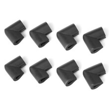 8Pcs Bumper Corner Protectors By Table Baby Safety Black